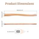 FOCMKEAS Premium Oak Hammer Handle Replacement 90cm Long