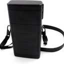 CUESOUL ANTIE Hard Dart Case, Holds 6 Steel/Soft Tip Darts & Extra Tips, Shafts & Flights, Durable Use (Solid Black)