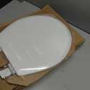 Mayfair NextStep2 Toilet Seat with Built-In Potty Training Seat, Slow-Close, Removable that will Never Loosen, Round, White
