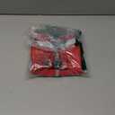 FUAMEY Dog Coat for Small Dogs,Waterproof Dog Winter Jacket with Harness Built in Puppy Cold Weather Coats Reflective Pet Vest with Zipper Warm Fleece Dogs Snowsuit Windproof Red S