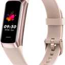 Zeacool Fitness Tracker with 24/7 Heart Rate, Blood Oxygen Blood Pressure Sleep Monitor, Activity Trackers 5 ATM Waterproof,Step Calorie Counter Pedometer Health Smart Watch for Women Men Pink