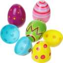 Mr. Pen- Printed Plastic Easter Eggs, 3 Inch, 30 Pack, Bulk Fillable Eggs for Easter Hunt Decor, Party Favor, Basket Stuffers, Classroom Prize, Supplies, Adult & Kid Party Toys for Gift