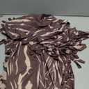 ksotutm Casual Jumpsuits for Women U Neck Tank Top Flared Pants Elegant Fringe Print Romper Sexy Jumpsuits for Going Out (Coffee), XL