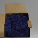 Kevin Textile 14x36 Inch Long Lumbar 1 Pack Boho Decorative Throw Pillow Cover Soft Striped Corduroy Rectangle Cushion Case Farmhouse Solid Color Accent for Living Room Couch Sofa Bed, Navy Blue