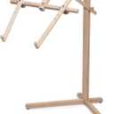 Needlework Floor-Standing Type Stand Made of Natural Organic Beech Wood Tapestry Cross Stitch Embroidery Frame Holder