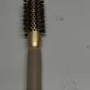 Sndyi Small Round Brush for Blow Out, Nano Thermal Ceramic Ionic Round Hair Brush with Boar Bristles, Boost Shine & Volume, For Short Hair with Quick Blow Drying & Salon Styling -2 Inch, Barrel 1 Inch