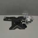 Universal Swivel TV /Table Top TV Stand for 19 to 43 inch TVs with 90 Degree Swivel, 4 Level Height Adjustable, Heavy Duty Tempered Glass Base, Holds up to 99LBS HT02B001