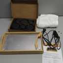 Goodtar Hot Stones Massage Set with 12 Stones & 2 Towels – Massage Tools for Deep Tissue Pain Relief | Professional Hot Rocks Massage Stones Warmer Kit with Bamboo Heater Box for Home Spa Warming