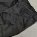 Pickluc Black Cafe Curtain (Half Window Curtain) 30 Inches Length, Rod Pocket Small Kitchen Curtain, Short Blackout Curtain for Small Window, 30" Wide and 30" Long, 2 Panels