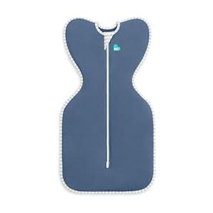 Love to Dream Swaddle UP, Baby Sleep Sack, Self-Soothing Swaddles for Newborns, Improves Sleep, Snug Fit Helps Calm Startle Reflex, New Born Essentials for Baby, 8-13lb, Denim, Pack Of 2