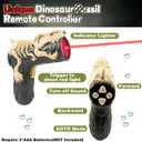 Remote Control Indominus Rex Dinosaur Toys for Kids, 2.4GHz RC, Realistic Walking & Roaring Sounds, Rechargeable Battery, Auto-Demo, Birthday Boys Aged 6+ Years Old