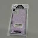 Owncase for iPhone 16 Case Glitter, Crystal Diamonds Shiny Bling Sparkly Electroplated Edge Shockproof Soft TPU Bumper Phone Case for Women Girls, Purple