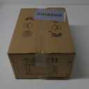 Canomo 6 Packs Seeded Glass Shades, 6" x 4" Clear Bubble Replacement Glass Cylinder with 1.625 Inch Fitter hole Fit for Wall Lamps Chandeliers or Ceiling Lamps