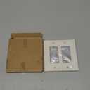 2-Pack Double Decorator Outlet Cover Plate, Light Almond Pearls Decorative Switch Plates Covers, Metal Wall Plates for Electrical Outlets, Receptacle, GFCI Outlet, Dimmer Switch