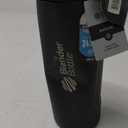BlenderBottle Radian Shaker Cup Insulated Stainless Steel Water Bottle with Wire Whisk, 26-Ounce, Matte Black
