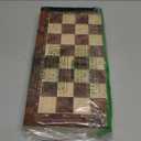 Folding Storage Wooden Chess Board Sets - 3 in 1 Chess Board Game for Adults and Kids (Backgammon, Checkers), Exquisite Wooden Chess Set