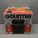 Gourmia Air Fryer - 7 Qt Large Capacity with LED Display, 12 One-Touch Presets, FryForce 360 Technology, Nonstick Dishwasher-Safe Basket & Crisper Tray, Black