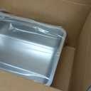 Stainless Steel Litter Box with High Sided, Metal Cat Litter Box, Odor-Free, Non-Stick Litterbox Pan, Easy to Clean Pet Supplies Toilet Tray for Indoor Cats, Kittens or Multicat Homes