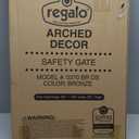 Regalo Safety 30"-35" Extra Wide Baby Gate, Bottom of Stairs & Doorways