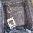 COLAMY Push Back Recliner Chair, Upholstered Leather Recliner with Footrest 118-150 Degree Adjustable, Comfy Modern Wingback Recliner for Living Room, Bedroom, Small Spaces, Cocoa (Set of 1)