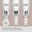 Panasonic nanoe Compact Hair Dryer with Oscillating Quick Dry Nozzle for Healthier-Looking Hair, Folding Blow Dryer for Travel and Home, 3 Airflow Hairdryer Settings - EH-NA2C-W (White)