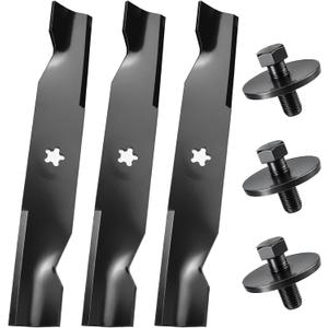 3 Pack 532180054 Mower Blades for Husqvarna 48 inch Mower Blades