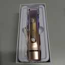 Bikini Trimmer for Women, 2-in-1 Painless Electric Razor for Body and Pubic Hair, IPX7 Waterproof Shaver with Dual Heads - Rechargeable Lady Trimmer for Bikini, Underarm, and Leg (Rose)