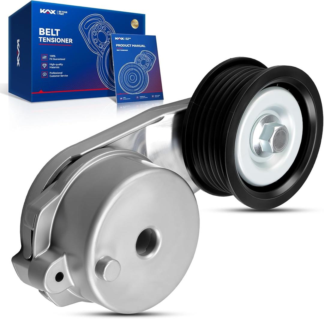 KAX 39342 Belt Tensioner Pulley Compatible with Jeep Cherokee 2014-2022, Chrysler Pacifica 2017-2023, Chrysler 200 2015-2017, Chrysler Voyager 2020-2021