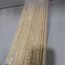 LazBlinds No Drill Bamboo Roman Shades, 23" W x 48" H, Star-Beige
