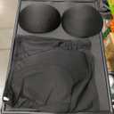 POP CLOSETS Women Hip Padded Booty Lifter Shapewear Thicker Enhancer Removable 4 Pads Control Panty for Bigger Butt (X-Large, Skirt-black)