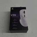 Rapoo VT9PRO 4K Wireless Gaming Mouse, PAW 3398 Sensor, 26000 DPI, 4KHz Polling Rate, 0.25ms Response Time, Lightweight, 10 Programmable Buttons, 180h Battery Life, On-Board Memory, PC - White
