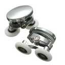 2Pcs 25mm Shower Door Rollers Zinc Alloy Bathroom Wheel Accessories Glass Hardware