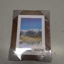 YESKAY 5x7 Picture Frame - 5 x 7 Photo Frame Made of Solid Oak Wood and Real Glass,Display Picture 4x6 with Mat or 5x7 Without Mat,5 by 7 Frames for Wall & Tabletop(Color Walnut)