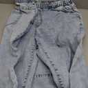 Women's Stretch Super High-Waisted Baggy Wide-Leg Jeans, Size XL