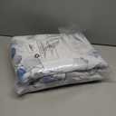 100% Blackout Curtains Blue Floral Pattern Curtains 84 Inches Long for Bedroom Watercolor Leaf Print Thermal Insulated Drapes for Living Room Darkening Rod Pocket Window Curtains 2 Panels (Back Tab | Blue)