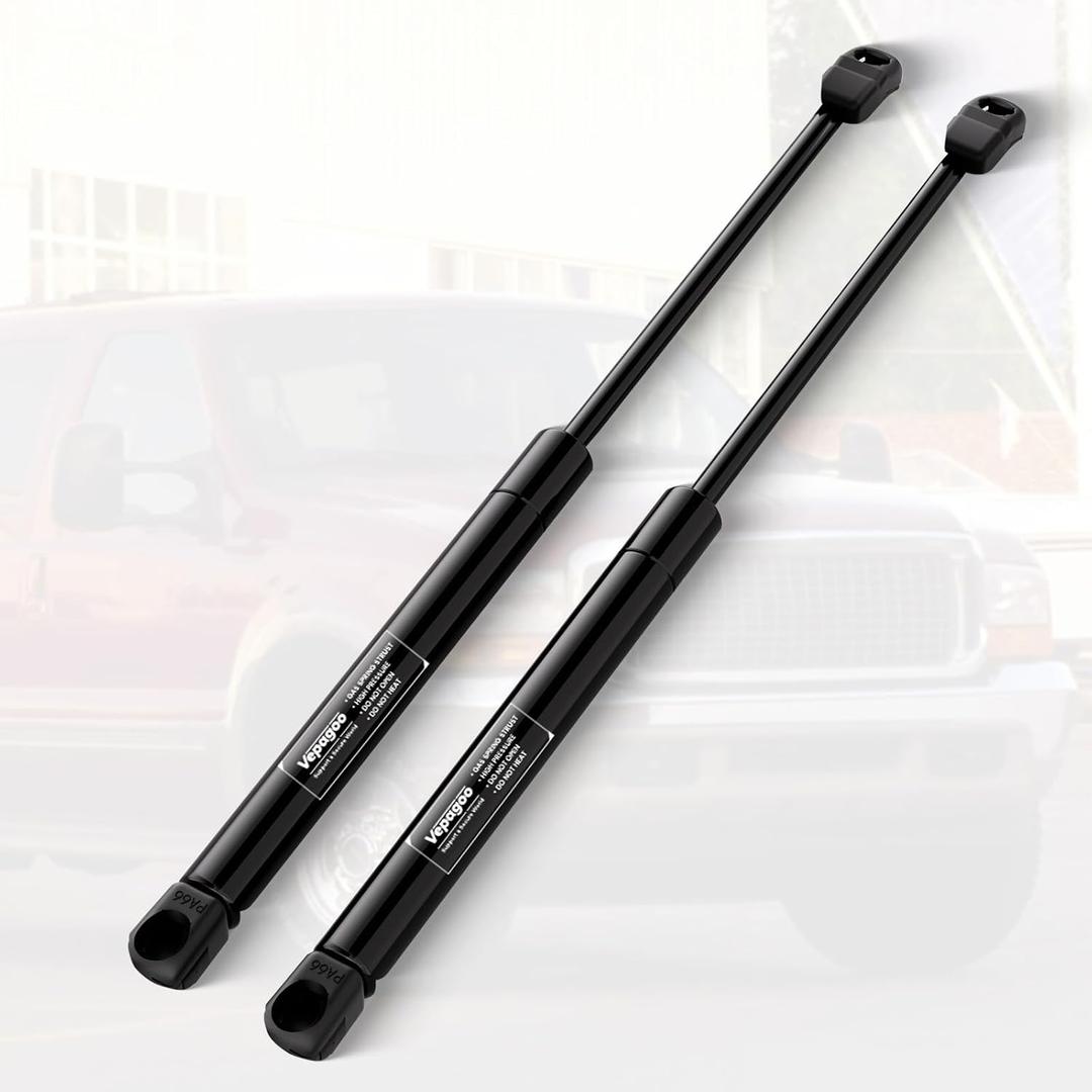 Vepagoo 4339 Front Hood Struts Shock Compatible with 1999-2007 Ford Excursion, Ford F-250, F-350, F-450, F-550 Super Duty Accessories, Bonnet Lift Support Replacement 95892, 028381, 13661