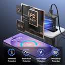 45W Super Fast Charger USB C Android Phone Type C Charger Fast Charging Block with 6.6FT Cord for Samsung Galaxy S26/S26 Ultra/S26+/S25 Ultra/S25/S24 Ultra/S24/S23 Ultra/S22/S21/S20/Note 10, Black