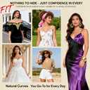 Adhesive Strapless Bra for Women Sticky Invisible Push up Silicone Bra for Backless Dress Upgraded Clasp Bras (S)