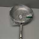 Titanium Pan, 12 Inch Pure Titanium Hammered Pro frying pan with Lid, Non-Toxic Skillet for Cooking, PFAS/PFOA/PTFE Free Cookware, Dishwasher&Oven Safe, Kitchen Induction Compatible