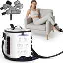Cold Therapy Machine with Programmable Timer, Portable Ice Machine for Ankle After Surgery, Ankle Replacement Recovery System, Cryotherapy Pain Relief w/Compression Pad