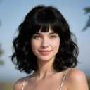 SUKRI Black Bob Wigs with Bangs for Women,4x4 Realistic Scalp,Free PartLoose Wavy Hair Shoulder Length Wigs Synthetic Heat Resistant for Daily Party Use (Black,12 Inch)