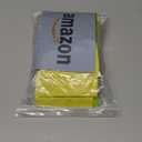 100 Pack Resealable Smell Proof Bags 4 x 6 Inch Mylar Bags with Clear Window Foil Pouch Bag Matte Gradient Color (Yellow Green)