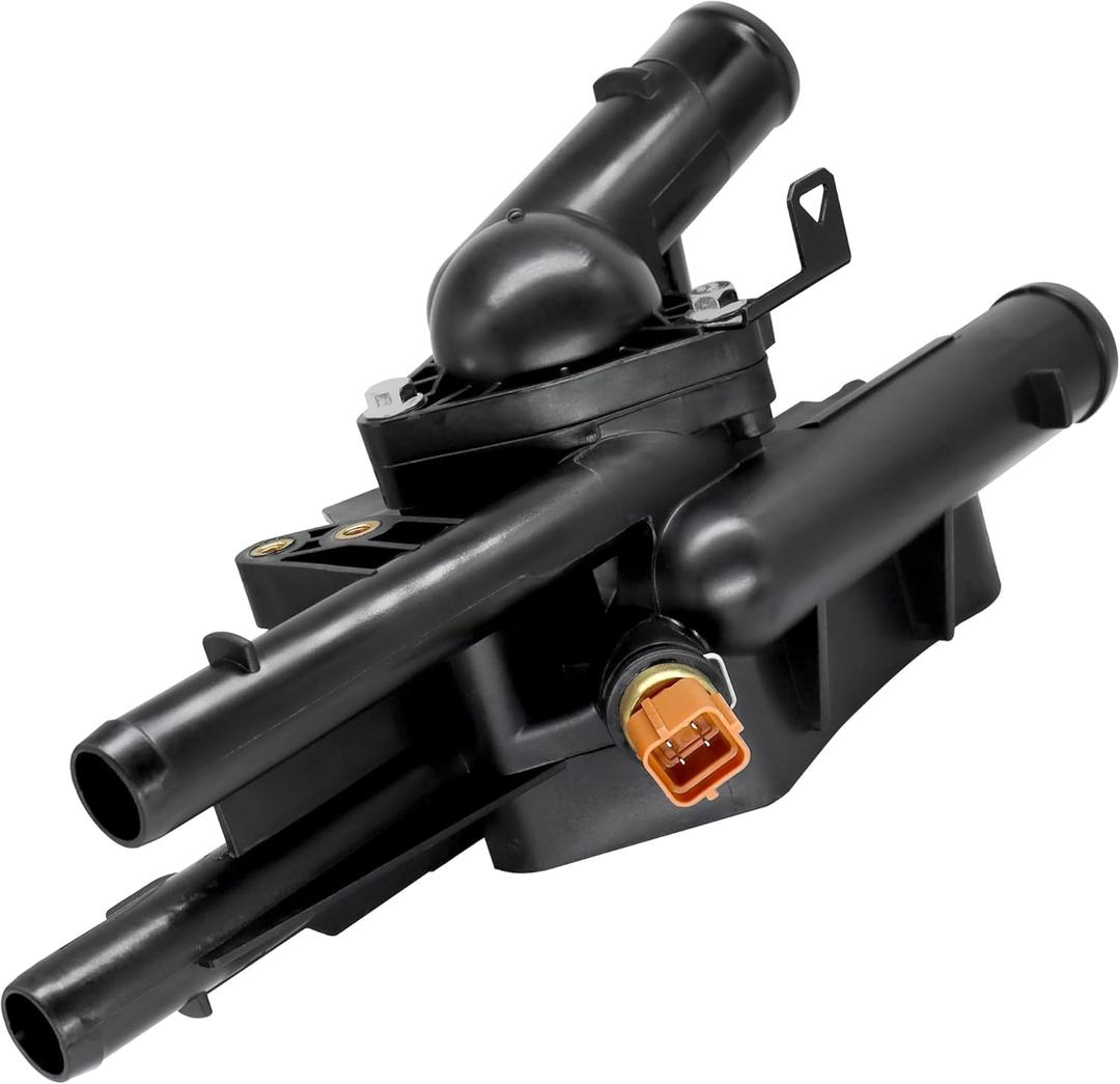 Coolant Thermostat Housing Assembly 25600-2G500 for Hyundai Sonata Tucson Santa Fe Sport 2010-2016 Kia Sportage Optima Sorento 2011-2016 2.4L L4 Replace 256002G500 86025 86230 902-5128 81706