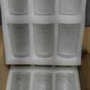 wookgreat Vintage Drinking Glasses Set of 12, Textured Clear Striped Glass Cups6 Highball Glasses 13oz & 6 Rocks Glasses 10oz, Ribbed Glassware Set, Mojito Cups, Cocktail Glass, Iced Coffee Cup