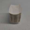 MotBach 150 Pack 1Lb Paper Food Boat Trays Disposable Paper Boat Plates Containers, White Kraft Food Serving Tray Boats Bowls for Snack Fries Popcorn BBQ Sandwich HotDog Dessert Taco Nacho