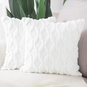 Pillowcases, 2 pack. 19"×19", White
