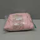 TOPDesign Puffer Tote Bag for Women, Lightweight Puffy Handbag with Compartments, Quilted Shoulder Bag for Work, Travel, Gym (Medium, Hot Pink)