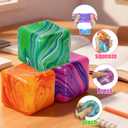 4 Pack Fidget Toys Squishy Stress Toys.Fidget Squeeze for Adults, Squishy Balls for AnxietyStress Relief & Easter Basket Stuffers Classroom Prizes