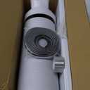 Portable AC Window Vent Kit With 5.9"Hose,26-62"Adjustable with Universal Coupler Security Lock & 2 Weather Strippings Fit for LG/Hisense etc Portable ac Vertical/Horizontal Sliding Window Seal Kit