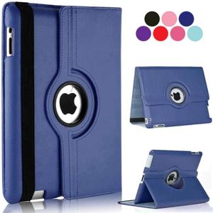 [Rotating] Case for iPad Pro 9.7 inch (2016), 360 Degree Stand [Auto Sleep/Wake] Folio Leather Smart Cover (Navy)